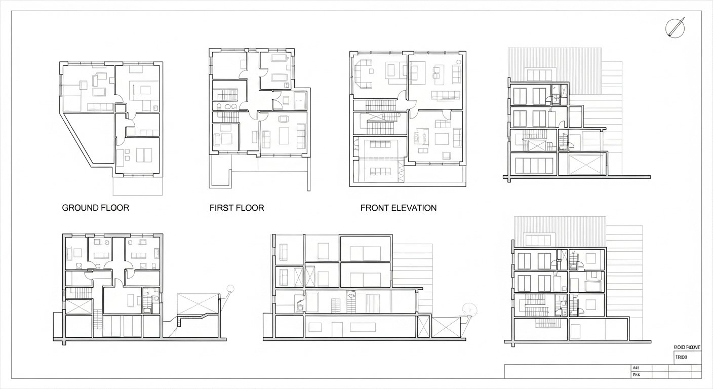 Commercial 2D Working Drawings