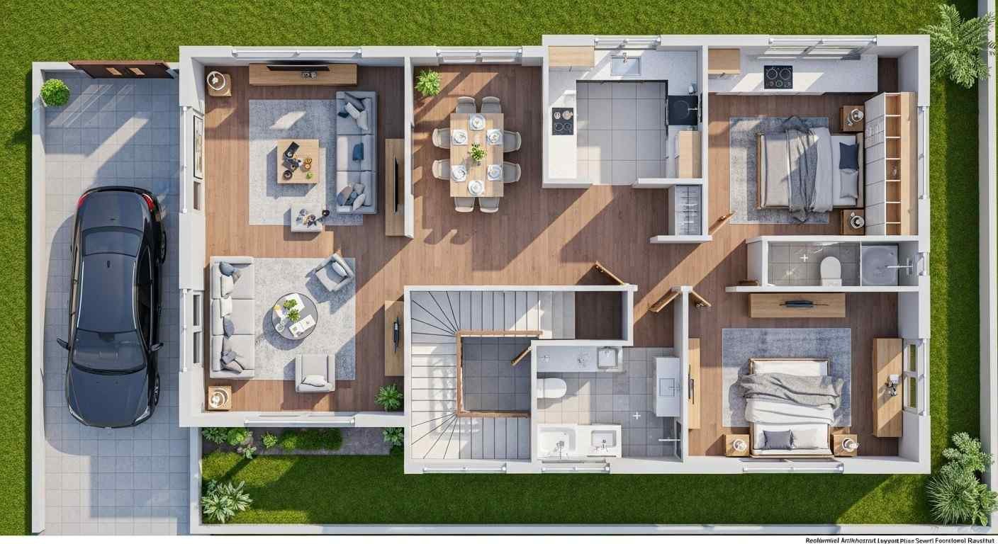 Residential Architectural Layout Plan