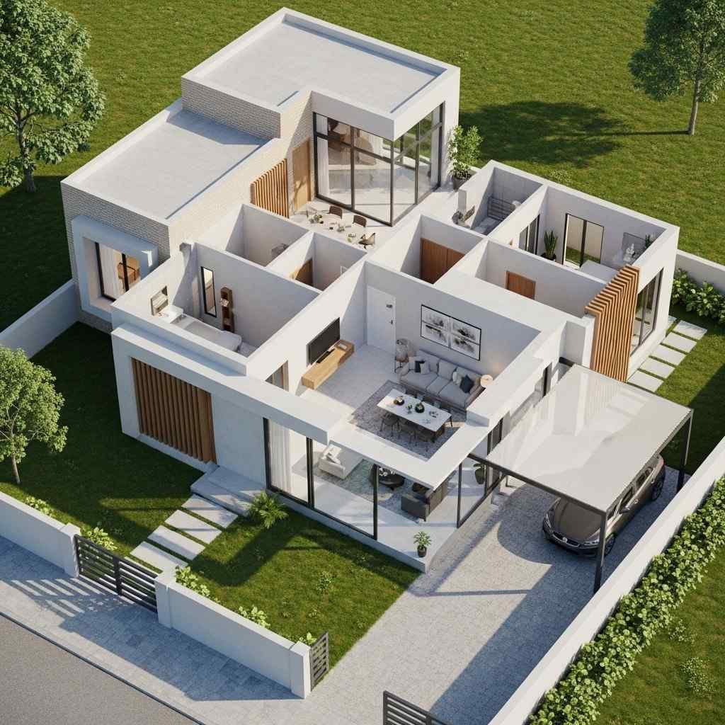 Modern Family Home Layout