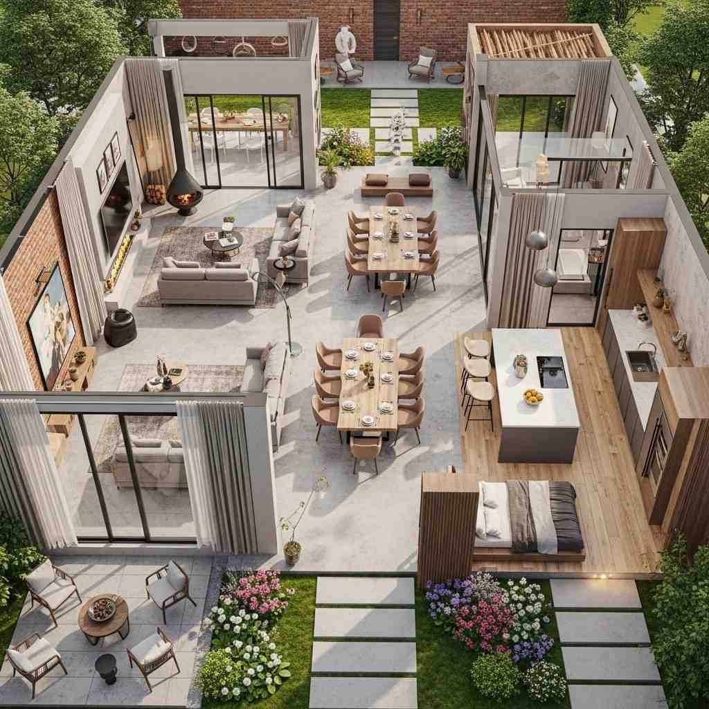 Modern Family Residence 3D Concept in Sialkot