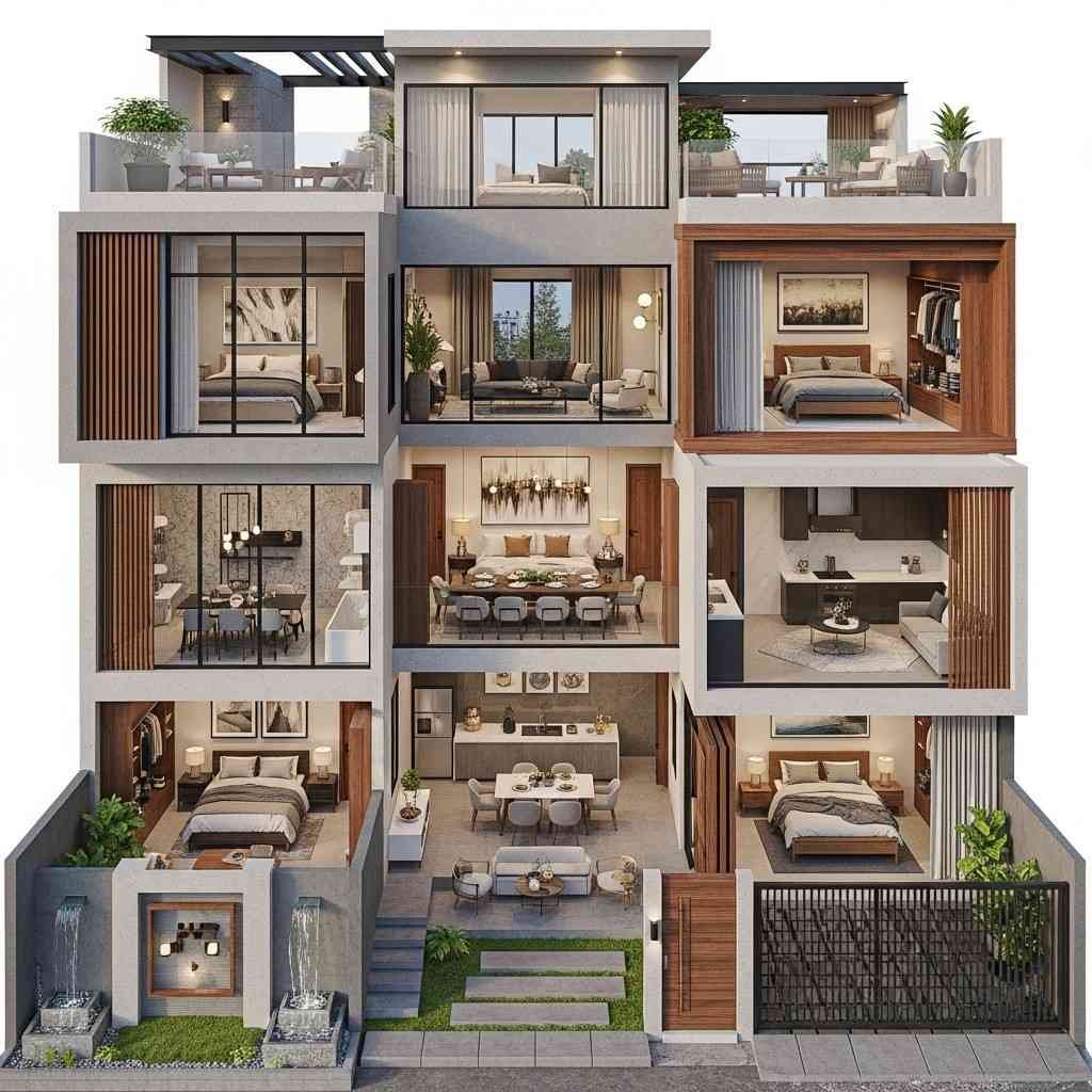 Family-Centric 3D Home Layouts in Multan