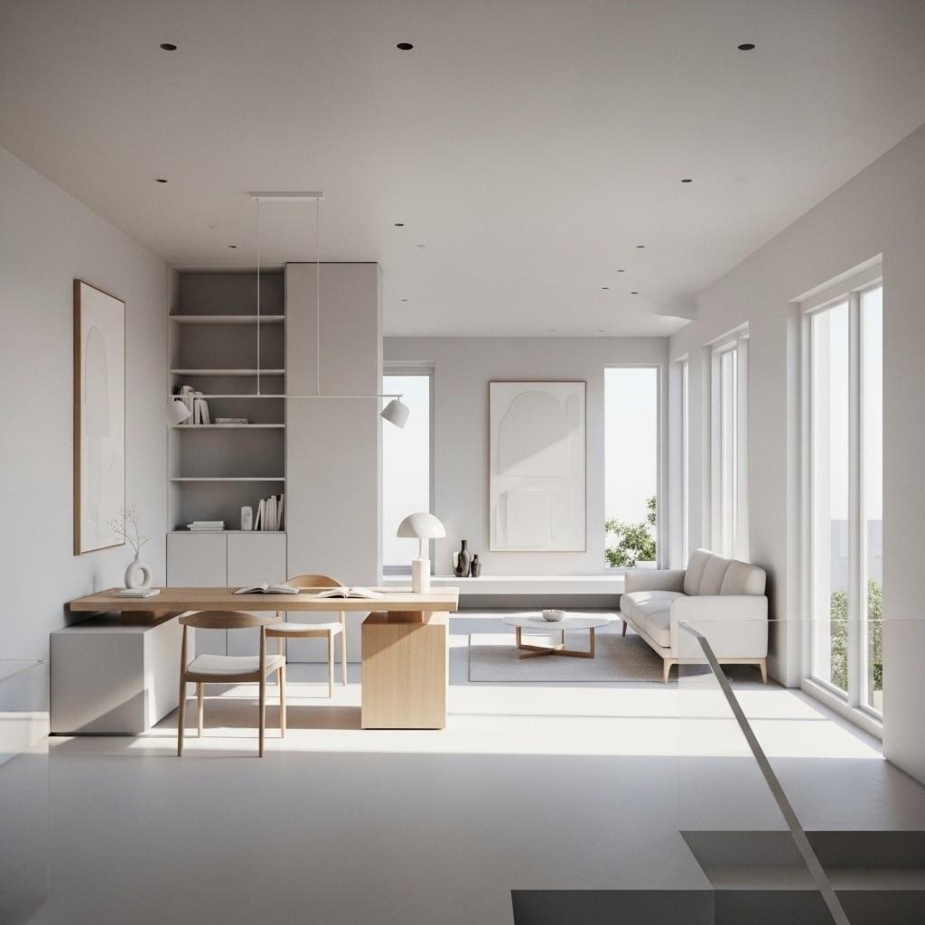 Minimalist-interior-design-in-Sialkot-home-with-clean-lines,-open-spaces,-and-functional-furniture.