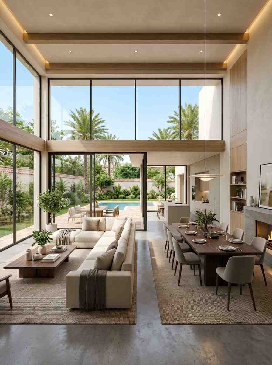 Modern Open Living Spaces