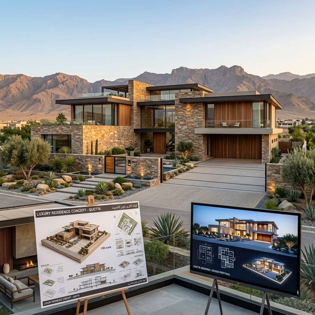 A Spacious Residential Visualization