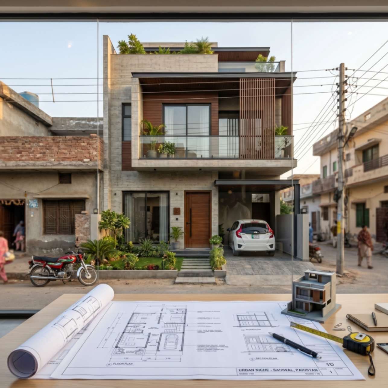 A Compact Plot Design Idea