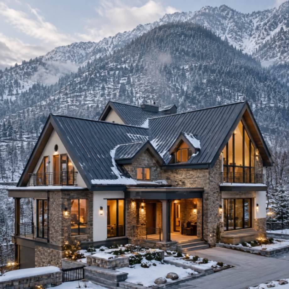 A Snow-Ready Roofing Concept