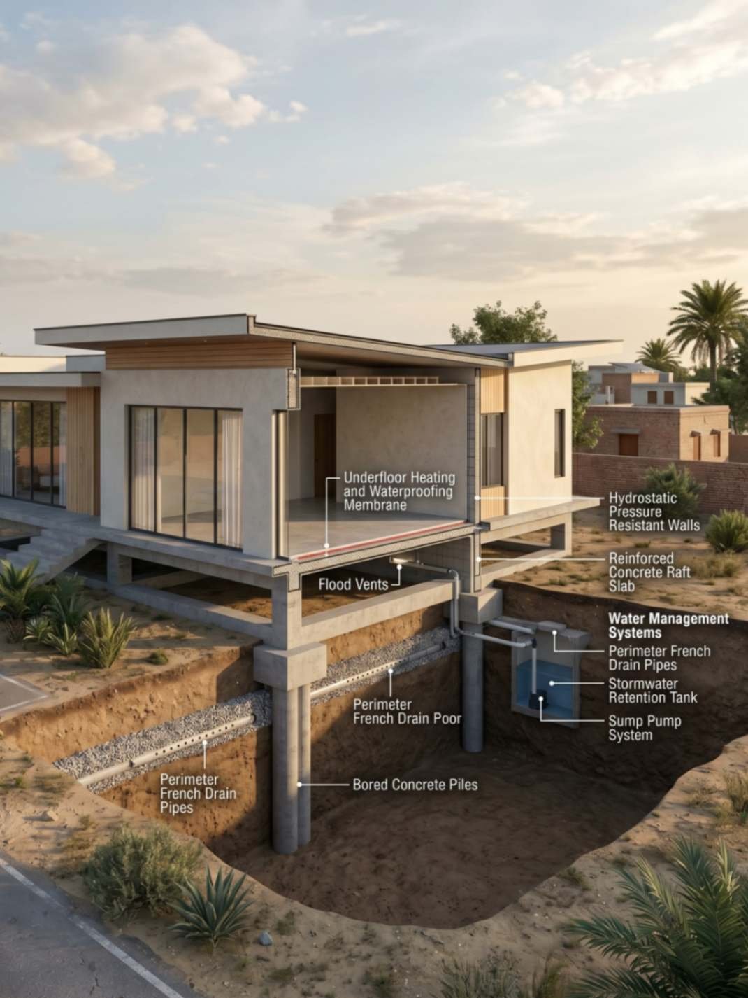 Flood-Aware Foundation Planning