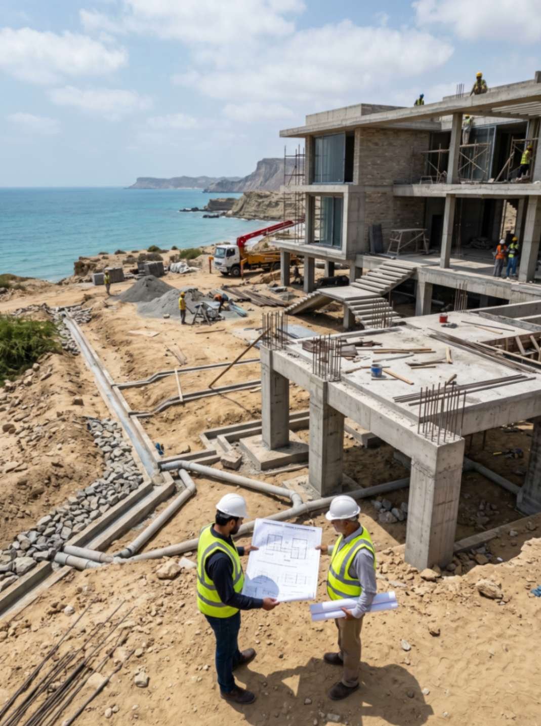 Elevated, Drainage-Aware Foundations