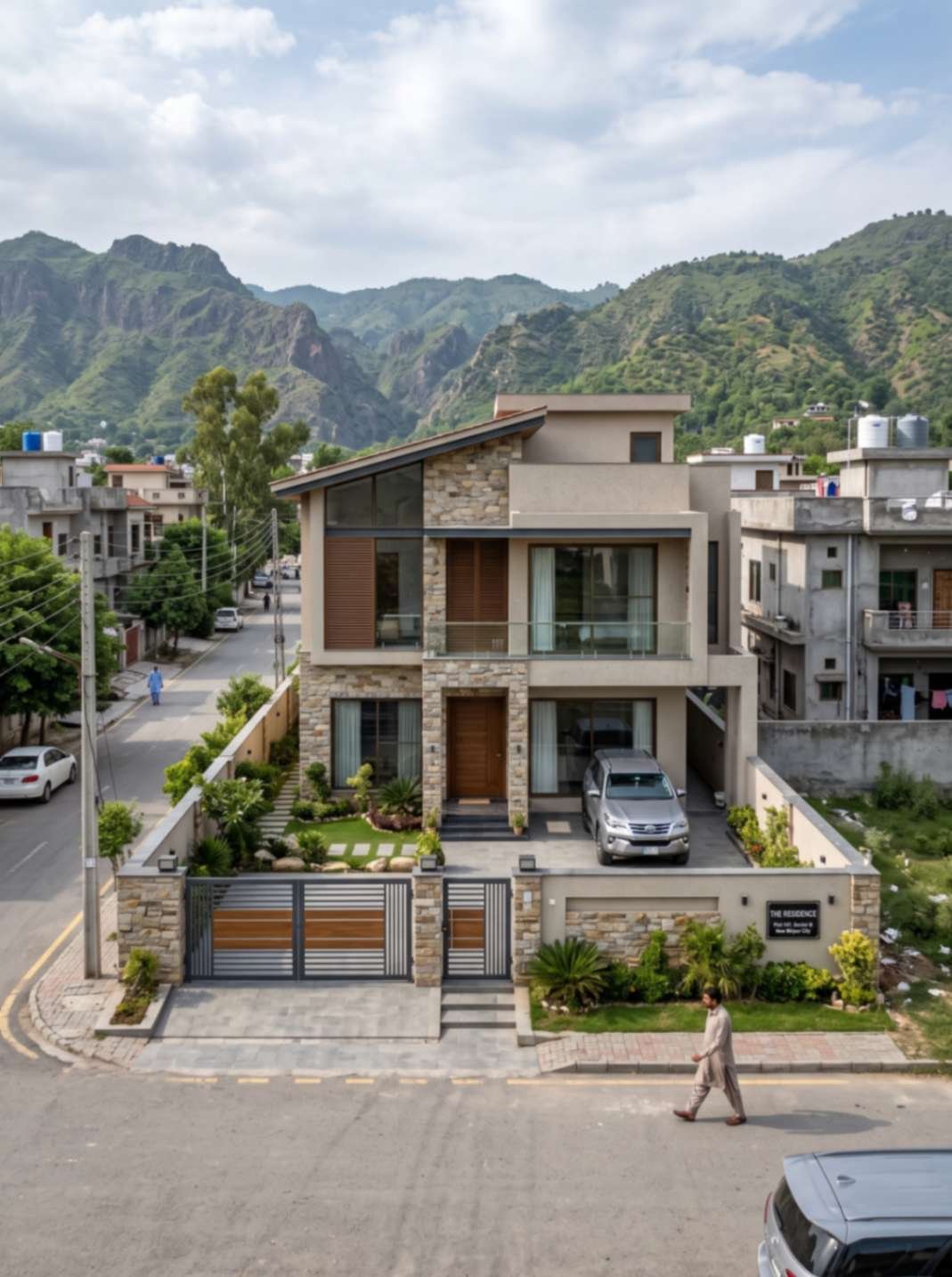 Modern Gated-Community Villa Design
