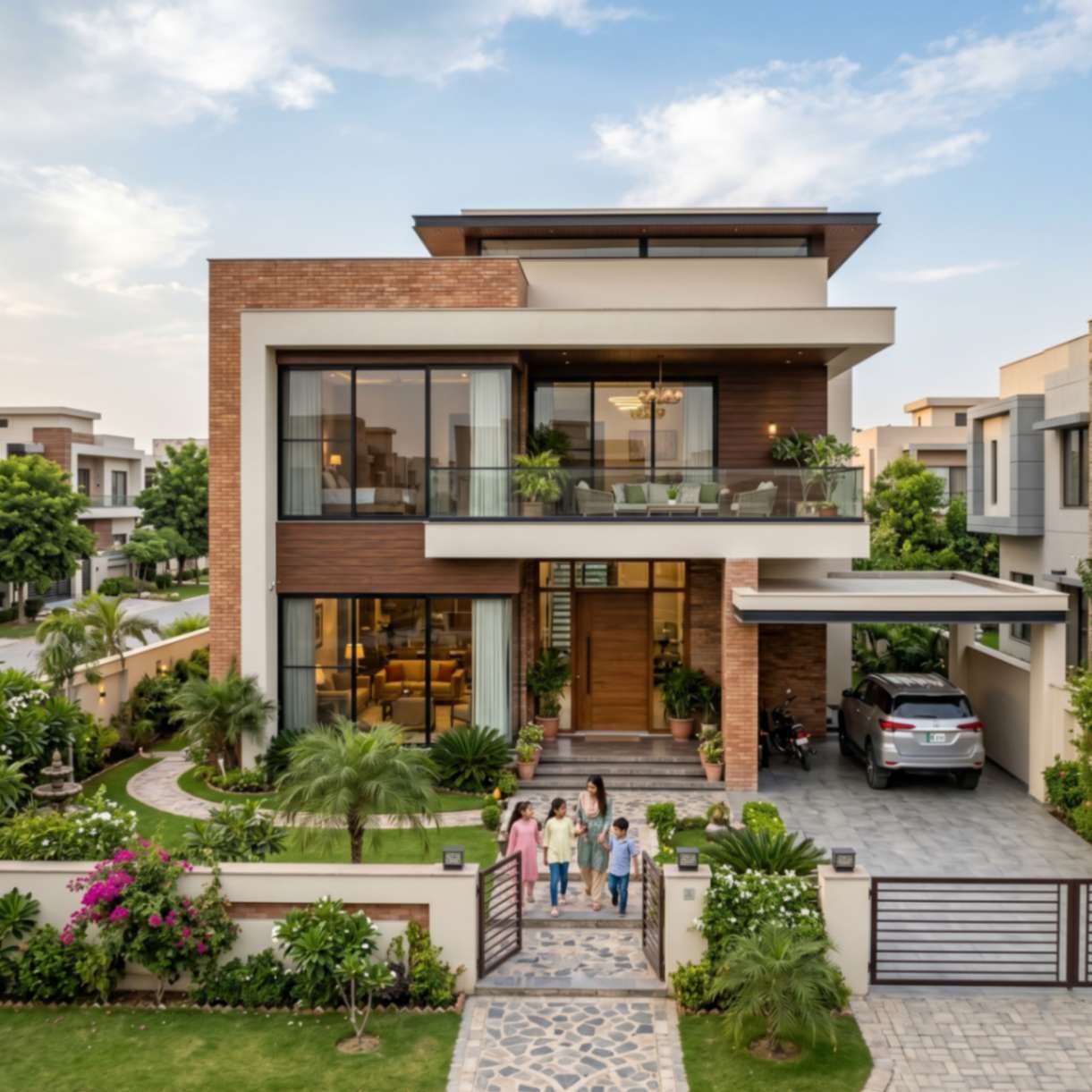 Family Home Design Concept in Gujrat