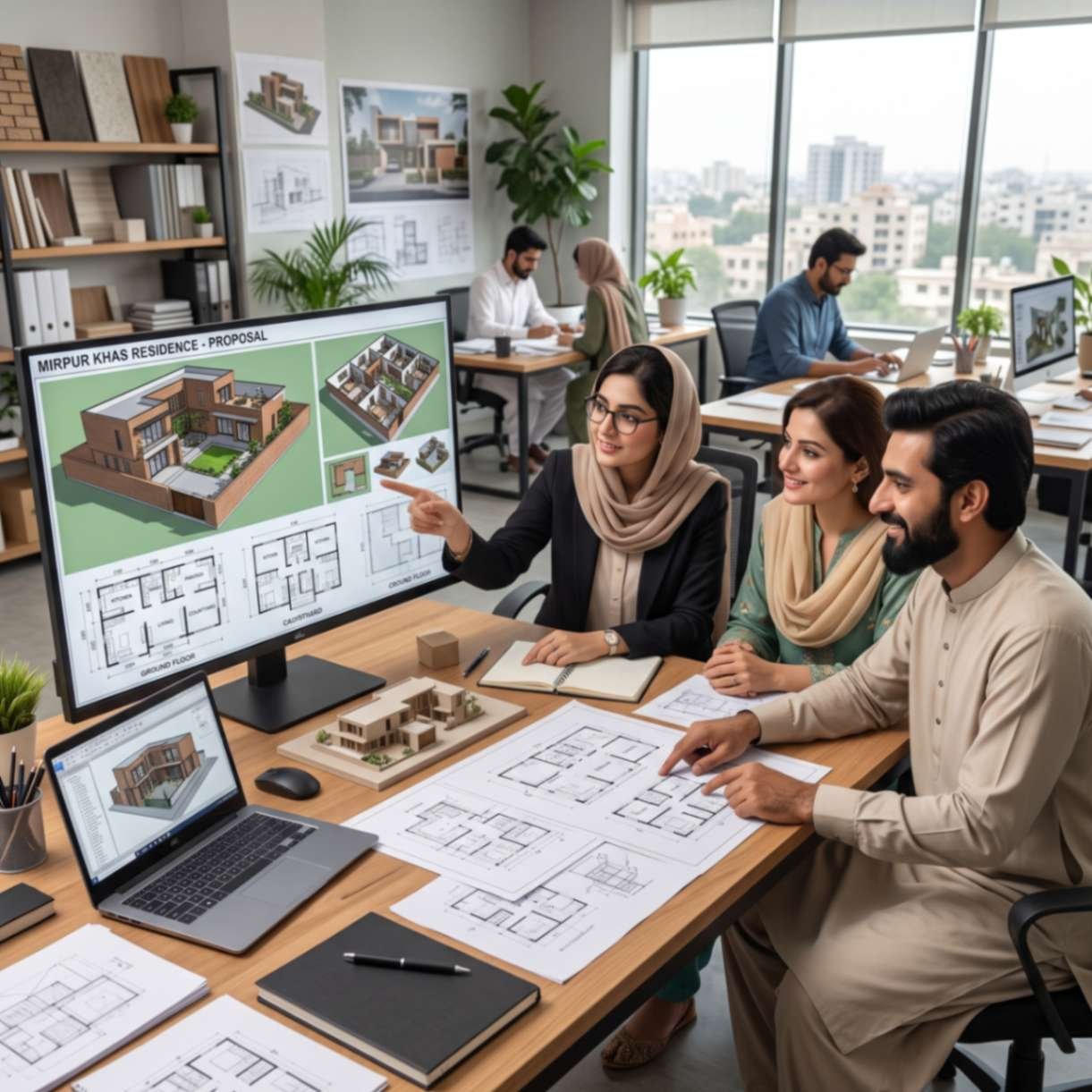 Modern 3D House Planning in Mirpur Khas