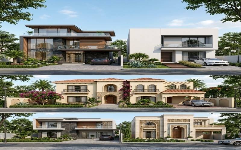 Modern House Front Elevation Styles in Lahore