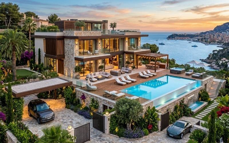 luxury villa exterior design