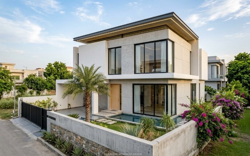 Minimalist house design lahore
