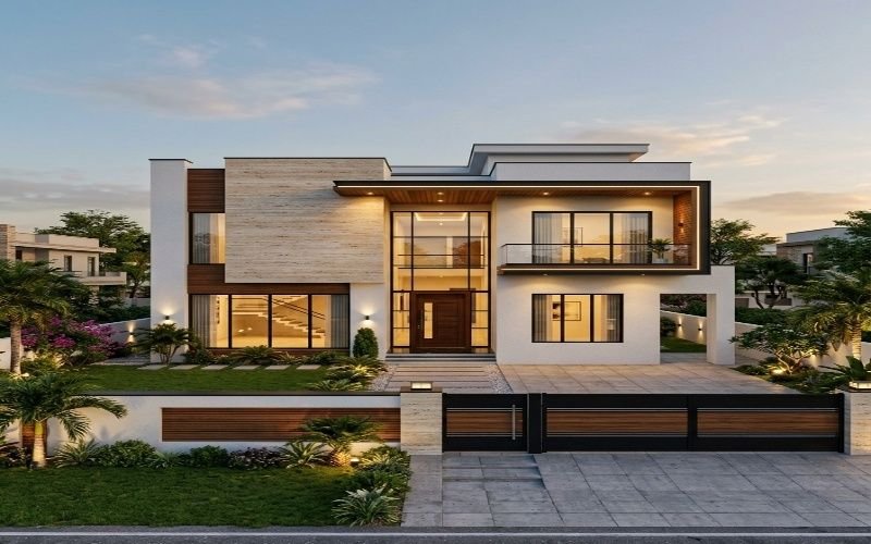 Right Front Elevation Design in Lahore