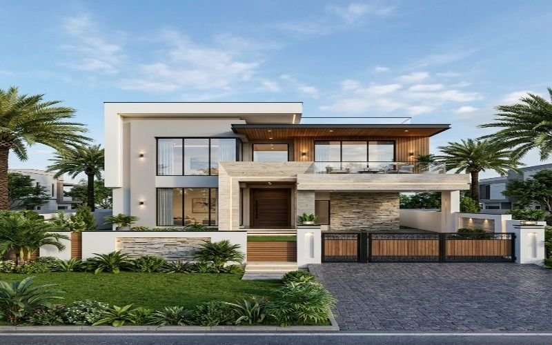 Modern House Front Elevation Designs in Lahore