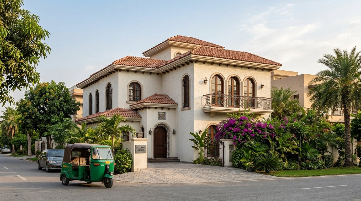 Spanish House Design Ideas in Lahore Modern Homes
