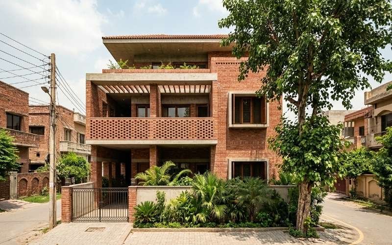 Brick House Front Elevation Ideas