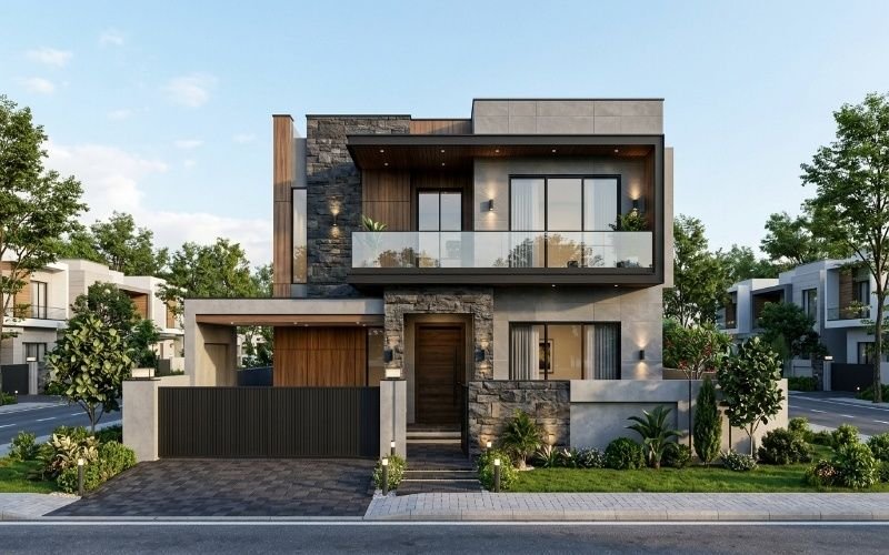 Best House Facade Materials in Pakistan