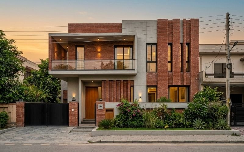 Contemporary Brick House Different